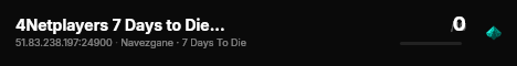 4Netplayers 7 Days to Die Server live status badge