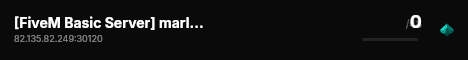[FiveM Basic Server] marli roleplay live status badge