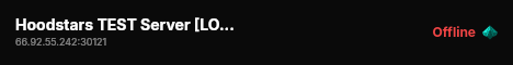 Hoodstars TEST Server [LOCAL] live status badge