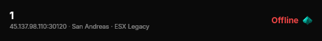 1 live status badge