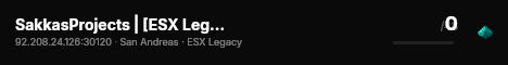 SakkasProjects | [ESX Legacy] live status badge