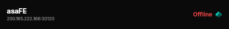 asaFE live status badge