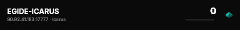 EGIDE-ICARUS live status badge