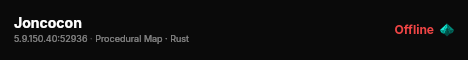 Joncocon live status badge