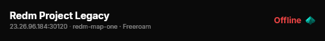 Redm Project Legacy live status badge