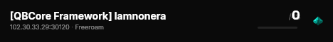[QBCore Framework] lamnonera live status badge
