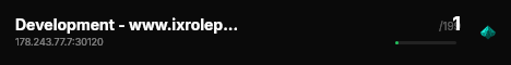 Development - www.ixroleplay.com live status badge