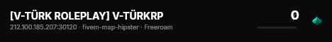 [V-TÜRK ROLEPLAY] V-TÜRKRP live status badge
