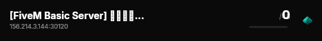 [FiveM Basic Server] ريدز / REDS live status badge