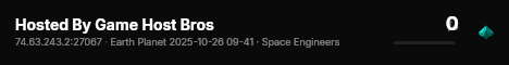 Hosted By Game Host Bros live status badge