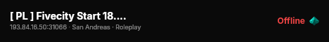 [ PL ] Fivecity Start 18.06.2021 live status badge
