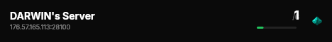 DARWIN's Server live status badge