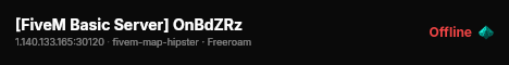[FiveM Basic Server] OnBdZRz live status badge