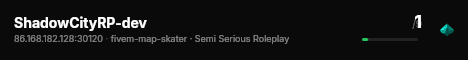 ShadowCityRP-dev live status badge