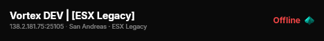 Vortex DEV | [ESX Legacy] live status badge