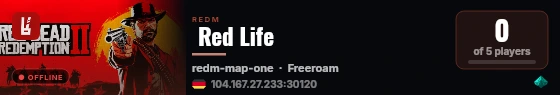  Red Life live status badge