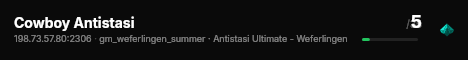 Cowboy Antistasi live status badge