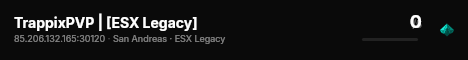 TrappixPVP | [ESX Legacy] live status badge