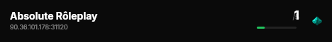 Absolute Rôleplay live status badge