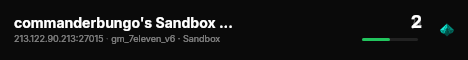 commanderbungo's Sandbox Server live status badge