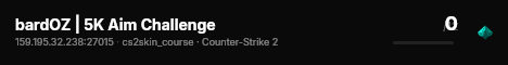 bardOZ | 5K Aim Challenge live status badge