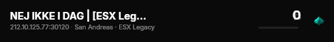 NEJ IKKE I DAG | [ESX Legacy] live status badge