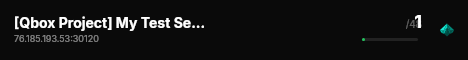 [Qbox Project] My Test Server live status badge