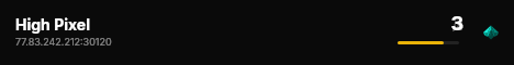 High Pixel live status badge