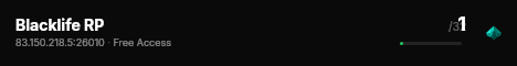 Blacklife RP live status badge