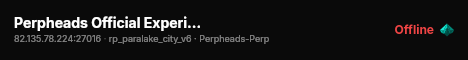 Perpheads Official Experimental Testing Server (POETS) live status badge