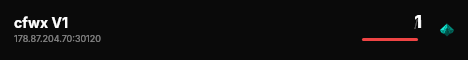 cfwx V1 live status badge