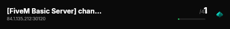 [FiveM Basic Server] change-me live status badge