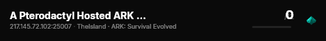 A Pterodactyl Hosted ARK Server - (v361.7) live status badge
