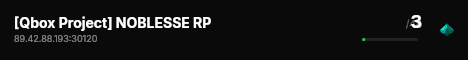 [Qbox Project] NOBLESSE RP live status badge