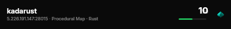 kadarust live status badge
