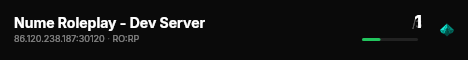Nume Roleplay - Dev Server live status badge
