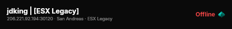 jdking | [ESX Legacy] live status badge