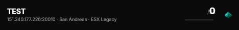TEST live status badge