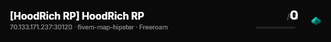 [HoodRich RP] HoodRich RP live status badge