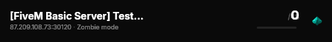 [FiveM Basic Server] TestServerTaxFiveM live status badge