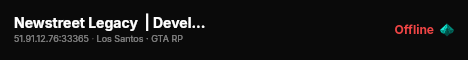 Newstreet Legacy  | Developpement live status badge