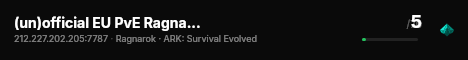(un)official EU PvE Ragnarok 072 - (v361.7) live status badge