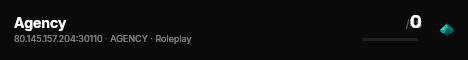 Agency live status badge
