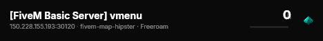 [FiveM Basic Server] vmenu live status badge