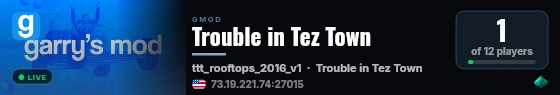 Trouble in Tez Town live status badge