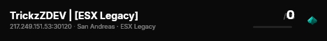 TrickzZDEV | [ESX Legacy] live status badge