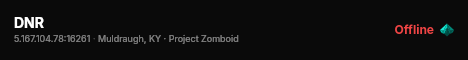 DNR live status badge