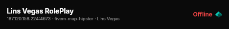 Lins Vegas RolePlay live status badge