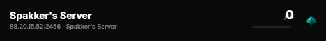 Spakker's Server live status badge