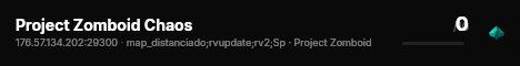 Project Zomboid Chaos live status badge
